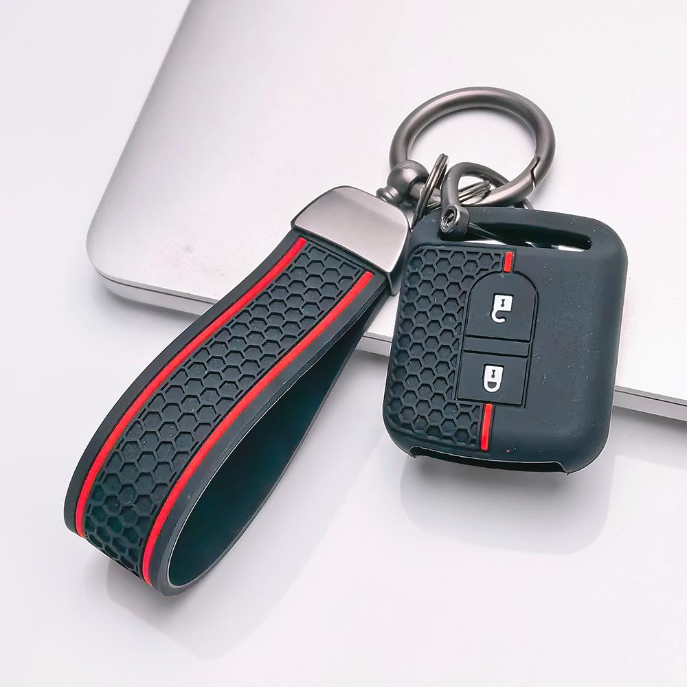 Чехол для брелока для Nissan Qashqai Micra Tiida Sunny Livina Sylphy с брелоком, устойчивая к царапинам поверхность, ударопрочная конструкция, текстура с мягким захватом