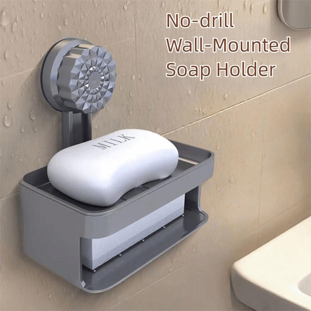 Flip Soap Dish Punch-Free Soap Holder Fashion Soap Box Bathroom Accessories