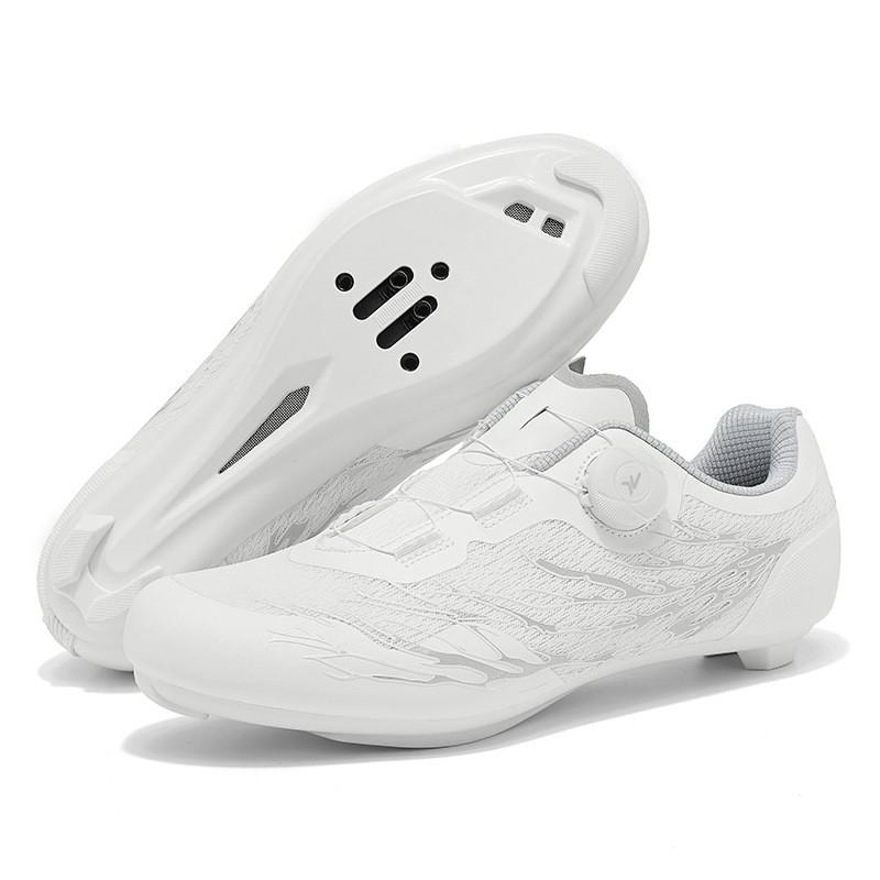 Breathable Mesh Cycling Shoes Road MTB Bike Riding Non-Spine Locking Hard Sole Unisex