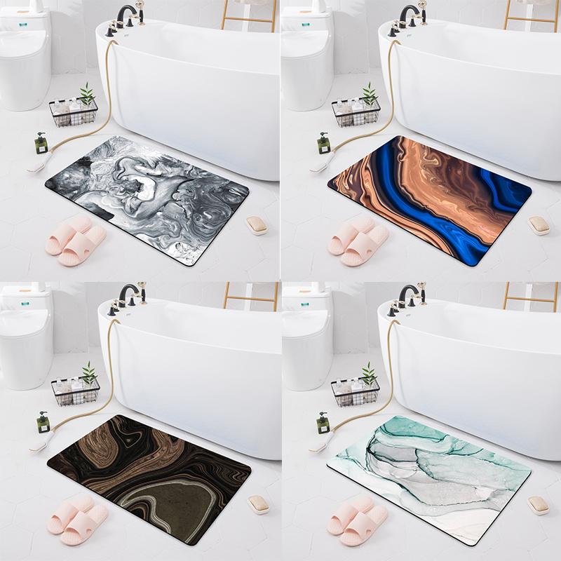 Bathroom Non-slip Absorbent Mat Toilet Shower Room Carpet Bedroom Corridor Floor Kitchen Door Mat Carpet