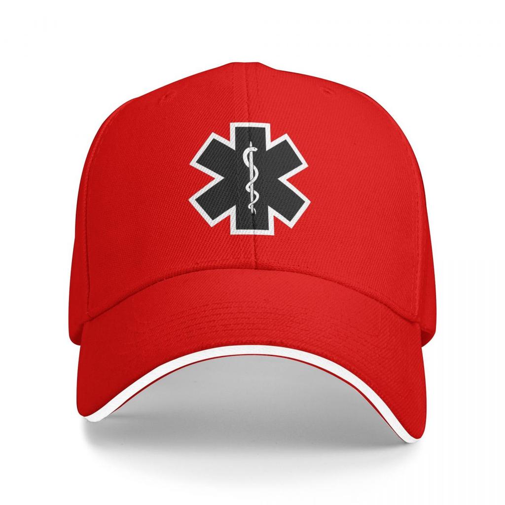 Unisex Baseball Hats EMT Star Of Life Emergency Medical Outdoor Streetwear Summer Sports Baseball Caps Hiphop Cap Casquette Hats