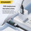 Кабель ESSAGER PD100W для быстрой зарядки Type-C - Type-C с цифровым дисплеем для устройств Apple
