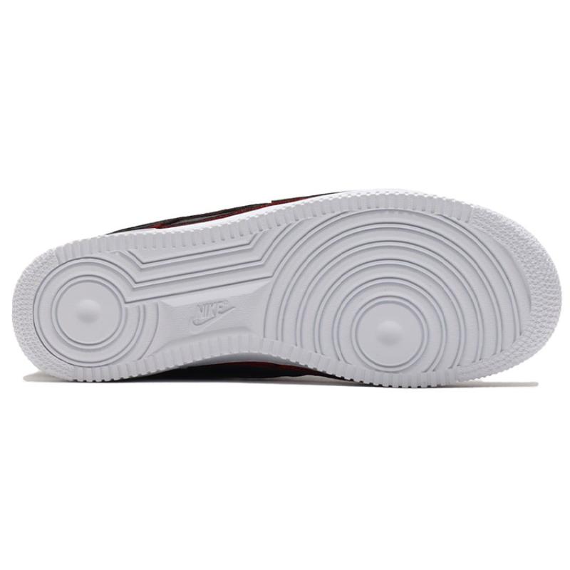 Nike Air Force 1 Low 1/1 Black Chile Red Sneakers DD2429-001