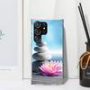 Lotus Blue White Flowers Phone Case For Samsung Galaxy S26 S25 Edge S24 FE S23 S22 Ultra S21 Plus S20 + Art Fundas Back Cover Ga