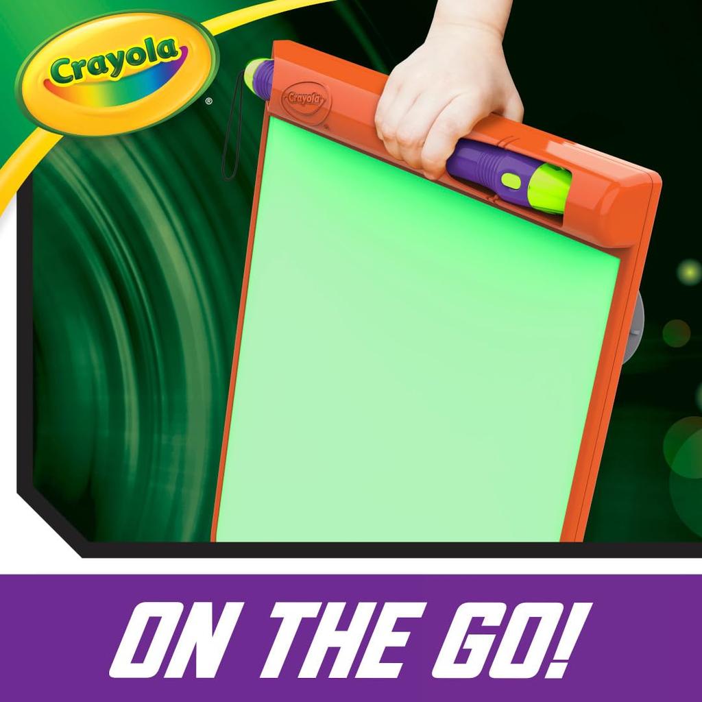 Crayola Glow Art Studio светящаяся доска для рисования иллюминация художественная игрушка 042505 подлинный продукт