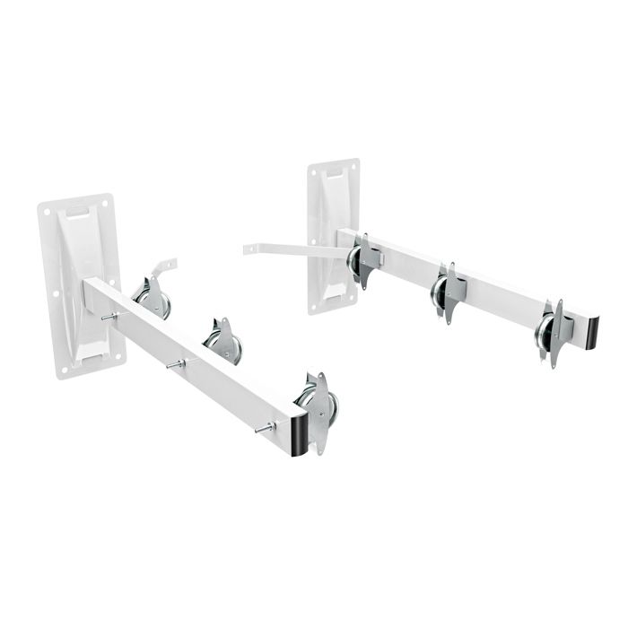 AMIG | Étendoir latéral 3 | 450 mm | Acier | Blanc