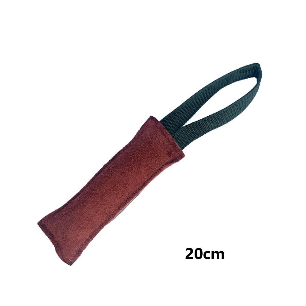 2024 Durable Pet Dog Bite Leather Rod Dog Training Bites Tug Stick Dog Chew Biting Toys Equipment