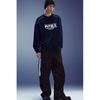 HM Loose Fit Print sweatsHirt Navy Blue Apex