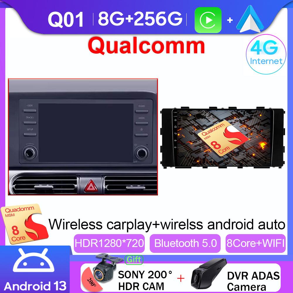 Android 13 автомобильный радиоприемник мультимедиа видеоплеер навигация GPS для Hyundai Stargazer 2022 - 2025 WIFI 4G головное устройство Carplay Auto BT