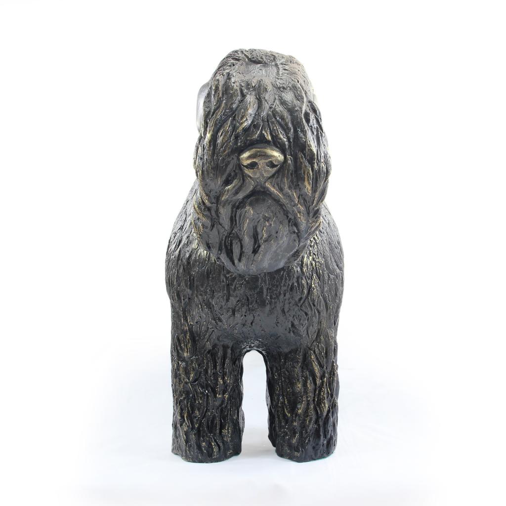 Czarny Terier Rosyjski, Russian Black Terrier - Statuetka Psa W Naturalnym Rozmiarze, Figura W Skali 1:1, Posąg Do Ogrodu Marki Art-Dog