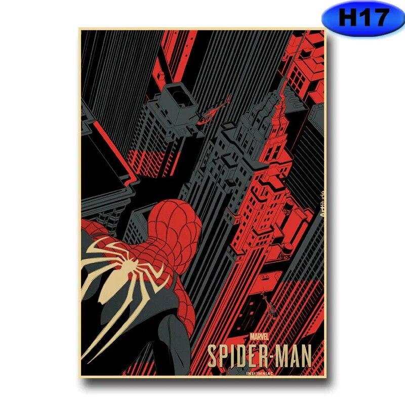 Современное украшение для дома, живопись, HD принты, постеры с видеоиграми, крафт-бумага, винтажный плакат, настенная наклейка, декор для комнаты, бара, кафе