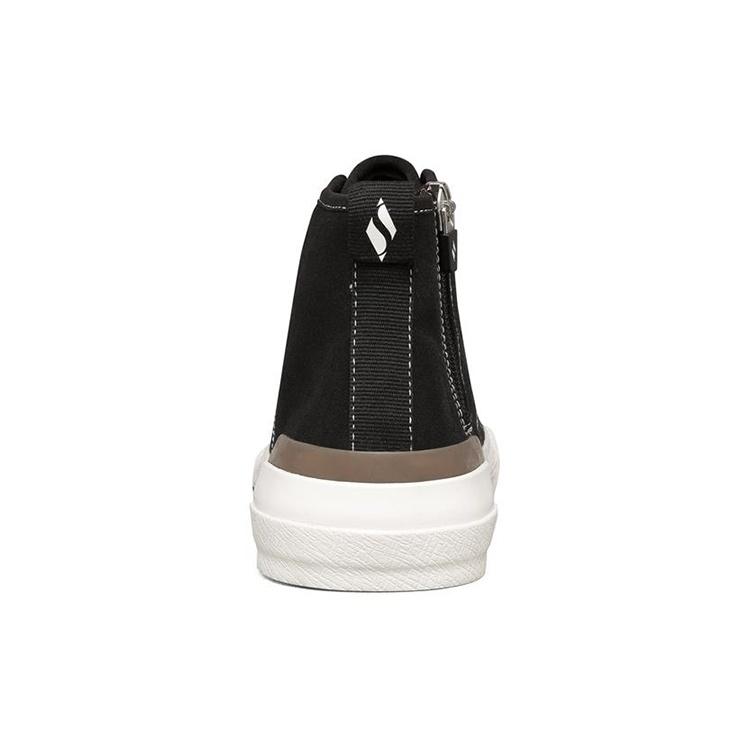 (WMNS) Кроссовки Skechers New Moon Высокие Черные Женские 155392-BLK