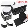 100pairs Nylon Double-Sided Adhesive Tape Self-Adhesive Interlocking Dots  Tool