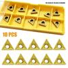 10x TCMT110204 US735 Turning Tool Threading Carbide Inserts CNC Lathe Blade