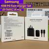 Samsung Комплект быстрой зарядки PD 45 Вт (EP-TA845), Британская вилка, USB-C на USB-C кабель 5А, Супербыстрая зарядка для телефонов/планшетов Galaxy