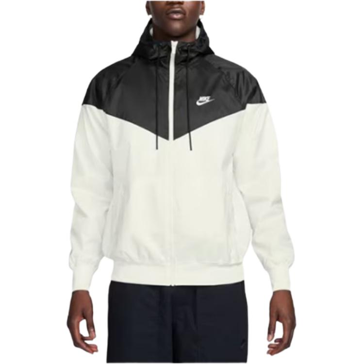 Nike Куртки Мужские Белые С капюшоном Умеренные Другое DA0002-136