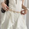 Elegant Metal Circular Ring Waist Chain Belly Chain Dress Belt Chain Bohemian Body Chain Girls