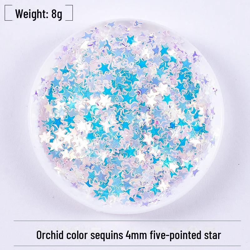 Dreamy Summer Glitter Mix: Hexagonal Sequins, Laser, and Fine Glitter In DIY Hemp Material.