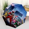 Superhero Power Rangers Umbrella Manual Open Close Umbrella Anti-UV Sun Rain Dual Use Umbrella