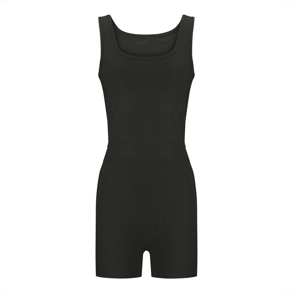 Женские комплекты из 2 предметов, летние шорты для тренировок, одинаковые комплекты, облегающие укороченные топы на бретелях, одежда для спортзала на выход