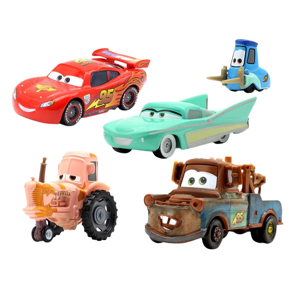 Pixar Тачки Молния МакКуин Мэтр Мак Грузовик Металлическая Модель Гоночная Машинка Игрушки Подарки на День Рождения Детей Новый Год