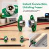 1/2 PCS 7mm Round Magnetic DC Plug Strong Magnetic Light Power Connector  LED Lamp Power Supply
