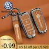 Для VOLKSWAGEN VW Чехол-держатель для ключа автомобиля Оболочка Для Volkswagen VW CC Passat B6 B7 Passat 3C CC Maogotan R36 B5 B7L Защита ключа