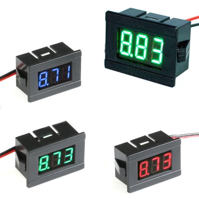 0.36in DC4.5V-30V автомобиль лодка мотоцикл цифровой вольтметр светодиодный дисплей вольтметр мини тестер панель амперметр