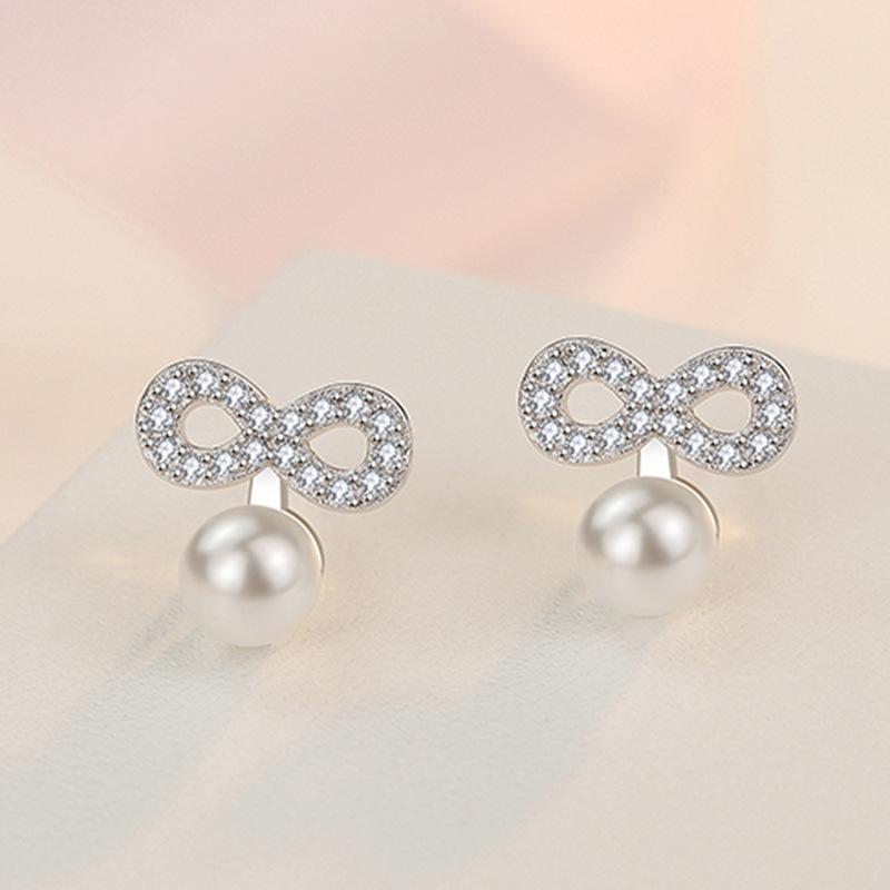Серьги из стерлингового серебра 925 пробы, новые женские модные украшения, высокое качество, синие, розовые, белые, фиолетовые, с кристаллами циркона, хит продаж, серьги