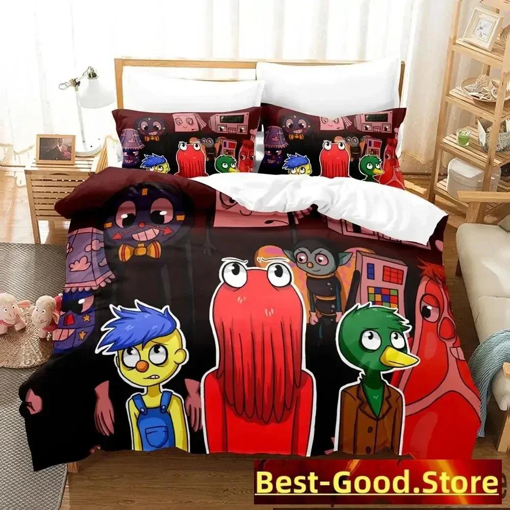 3D Print Dont Hug Me Im Scared Bedding Set Boys Girls Twin Queen King Size Duvet Cover Pillowcase Bed Boys Adult
