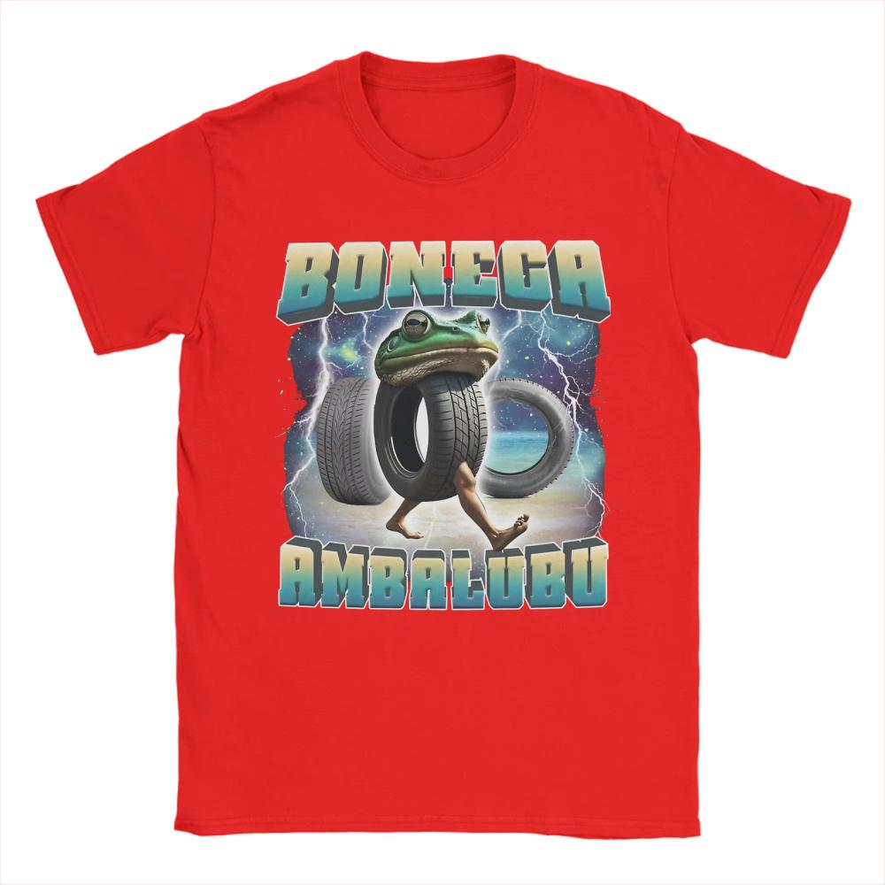 2026 New Hot Sale Boneca Ambalubu Funny Italian Brainrot Meme Print T Shirt Men Women Cotton Tee Shirt Clothing Fashion Tshirts