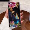 Чехол для iPhone 5 5s 4 4s Чехол Эстетичный Модный Милый Кот Астронавт Мягкий Силикон Задняя Крышка iP5 iP 4 Прозрачный Чехол для Телефона