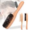 Wooden Handle Hairdressing Soft Hair Clean Brush Barber Neck Duster Broken Hair Remove Comb Hair Styling Tool DIY Home