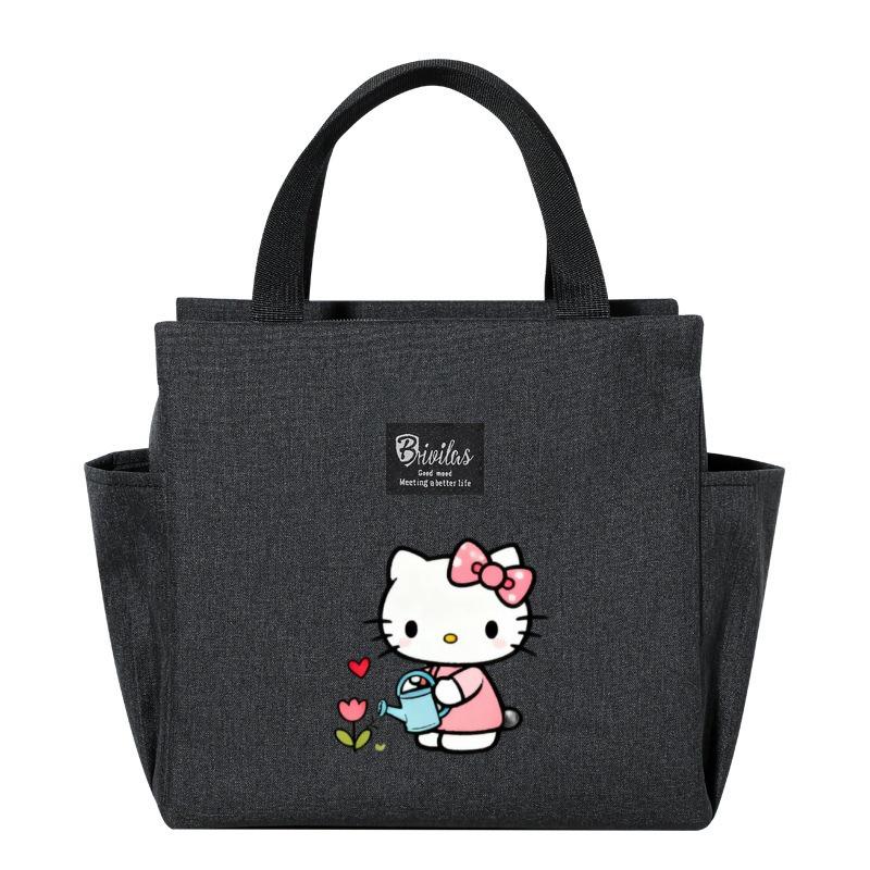 Изолированная сумка-ланчбокс Hello Kitty - Портативный контейнер для обеда для пикников и прогулок