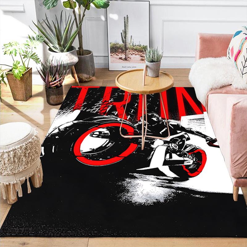 1Pc Tron Legacy Poster Rug, Office Carpet Indoor Outdoor Doormat, Non-Slip, Comfortable, Living, Christmas Halloween, Xmas Gift G1295