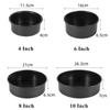 4/6/8/10 Inch Carbon Steel Cake Pan Round Cake Bread Mold Removable Bottom Pastry Tray Non-Stick Baking Mould Kitchen Bakeware