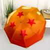 Ключница-брелок ПВХ Звезды Dragon Ball Z, Коллекционная фигурка, Игрушка, Подарок, Зонт, Компактный складной зонт-трость 3 сложения для мужчин и женщин, S195