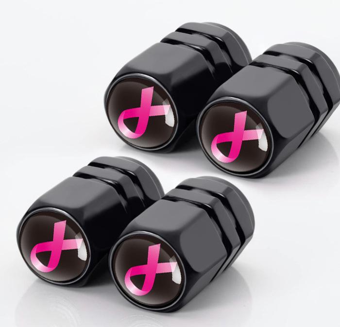 Колпачок золотника с логотипом из алюминиевого сплава для украшения ступицы колеса - универсальный трансграничный дизайн ленты.