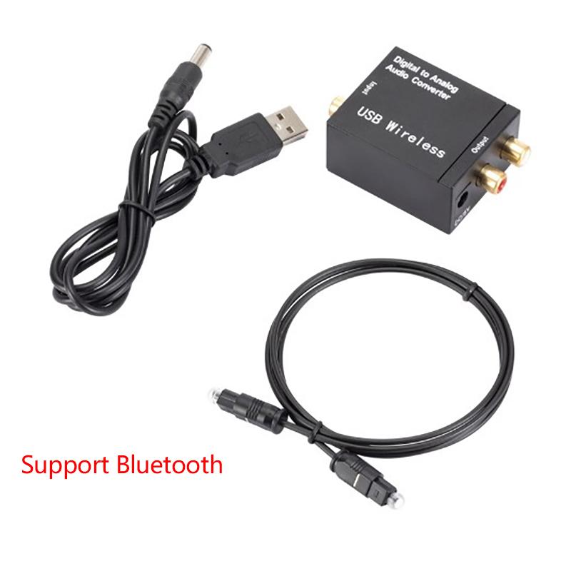 Цифро-аналоговый аудиоконвертер из оптического волокна, коаксиальный сигнал в аналоговый ЦАП