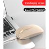 Dual Mode Rechargeable Silent Wireless Mouse