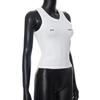 Sexy No Bra Letter Print Tank Top Crop Tops Women Sleeveless Bare Midriff Camisole Female Tube Top Cropped Vest