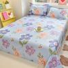 1pcs  Cotton Bed Sheet Flower Series Printed Double Top King Sheets for Girls Boys Kids Single Queen King Size Bed Linen