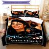 3pcs Michael Jackson pattern bedding set duvet cover set includes duvet cover &pillowcases, perfect all season bedroom decoration & gift
