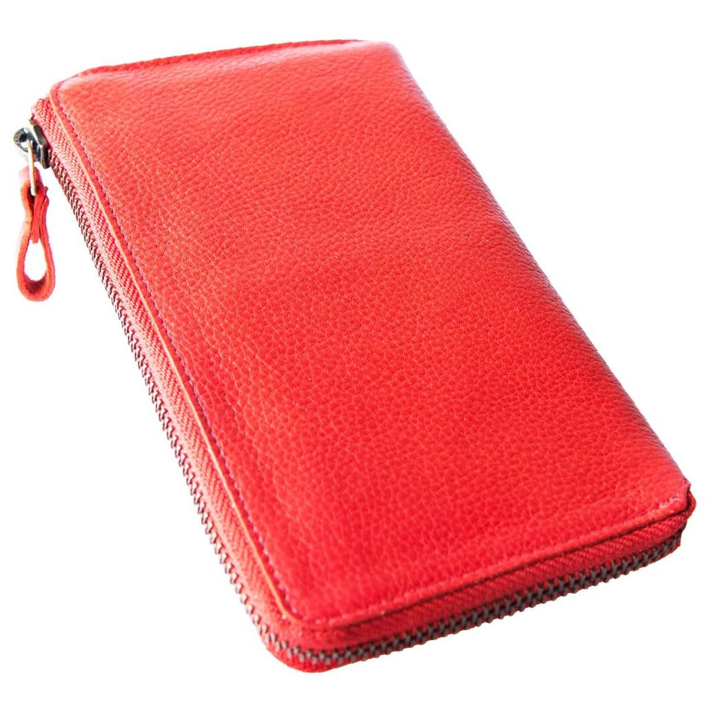 Wallet TIDY Long Wallet Elegant Simple Soft Large Capacity Zipper Small Skimming Prevention Genuine Leather Slim Going Out Compact Present Women