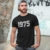 ФУТБОЛКА 1975 - винтажная ретро крутая год рождения 70-х подарок хипстер фанки летняя мужская Унисекс Футболка