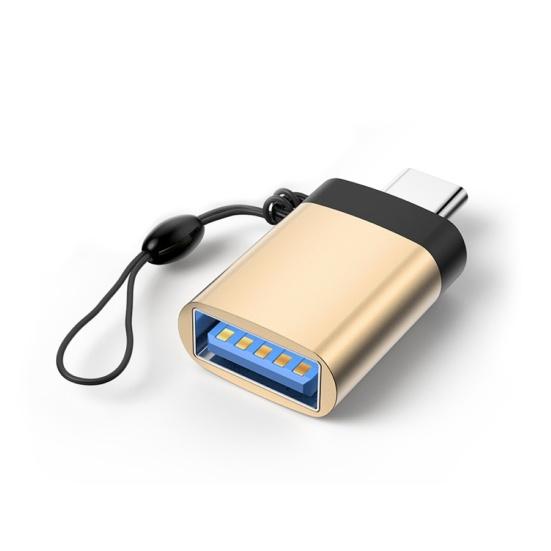 Конвертер USB 3.0 (мама) на USB Type-C (папа) OTG Адаптер для зарядки и синхронизации данных для ноутбука