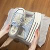 CRLAYDK Mesh Skate Shoes for Women Slip On Platform Casual Outdoor Slides Backless Walking Ladies Height Increase Tennis