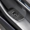 4 шт. для Mazda 3 AXELA, панель подъема окна автомобиля, декоративная крышка, наклейки, авто аксессуары для интерьера, углеродное волокно