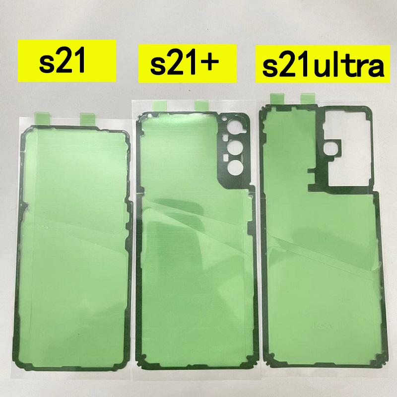 Задняя крышка Корпус Стекло Объектив камеры Клейкая наклейка Для Samsung Galaxy S8 S9 S10 S20 Plus Note10 Note20 Ultra S21 S22 S23 S24