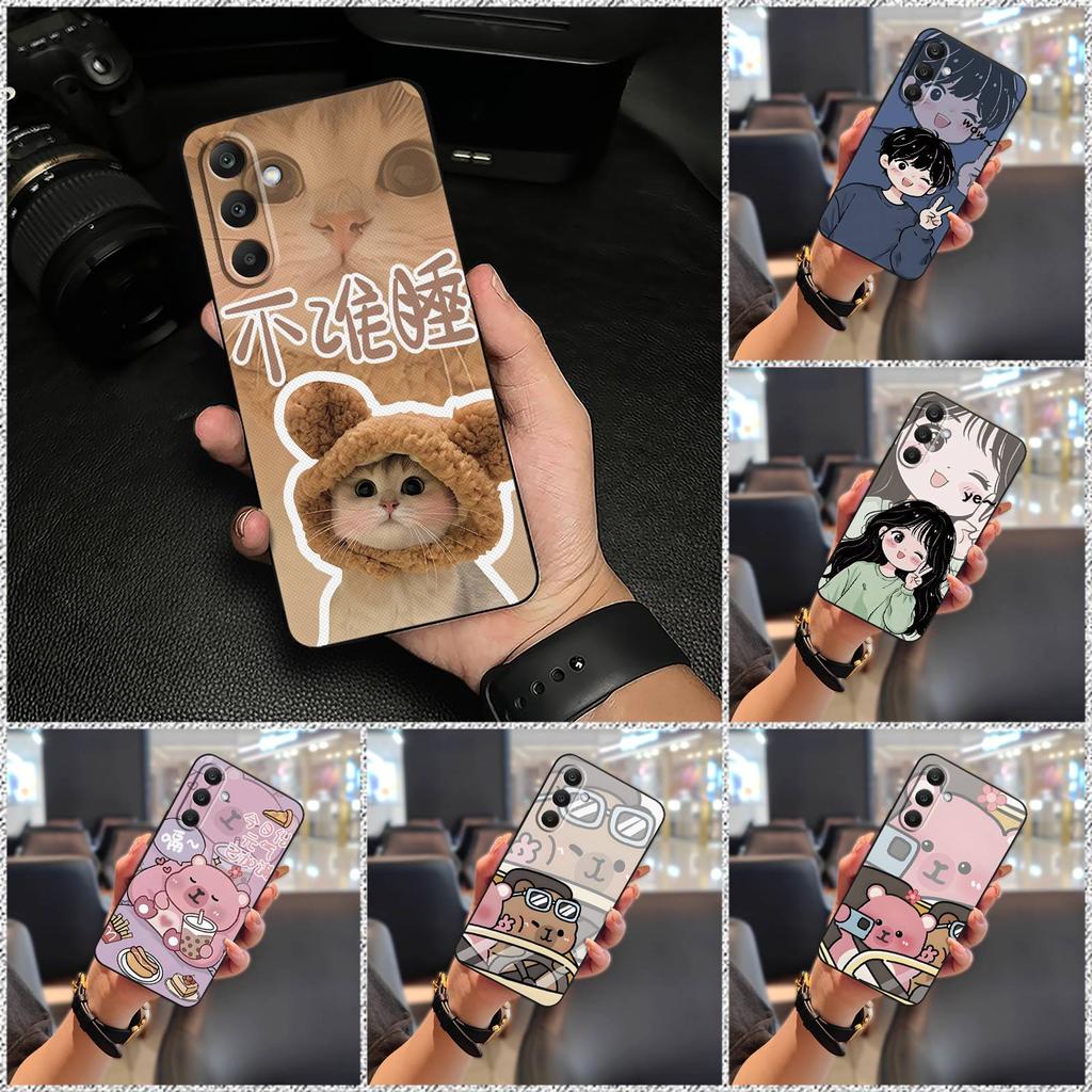 Чехол-накладка из ТПУ для телефона Samsung Galaxy M56 5G/SM-M566B, противоударный мягкий чехол, прочный чехол с граффити для пары
